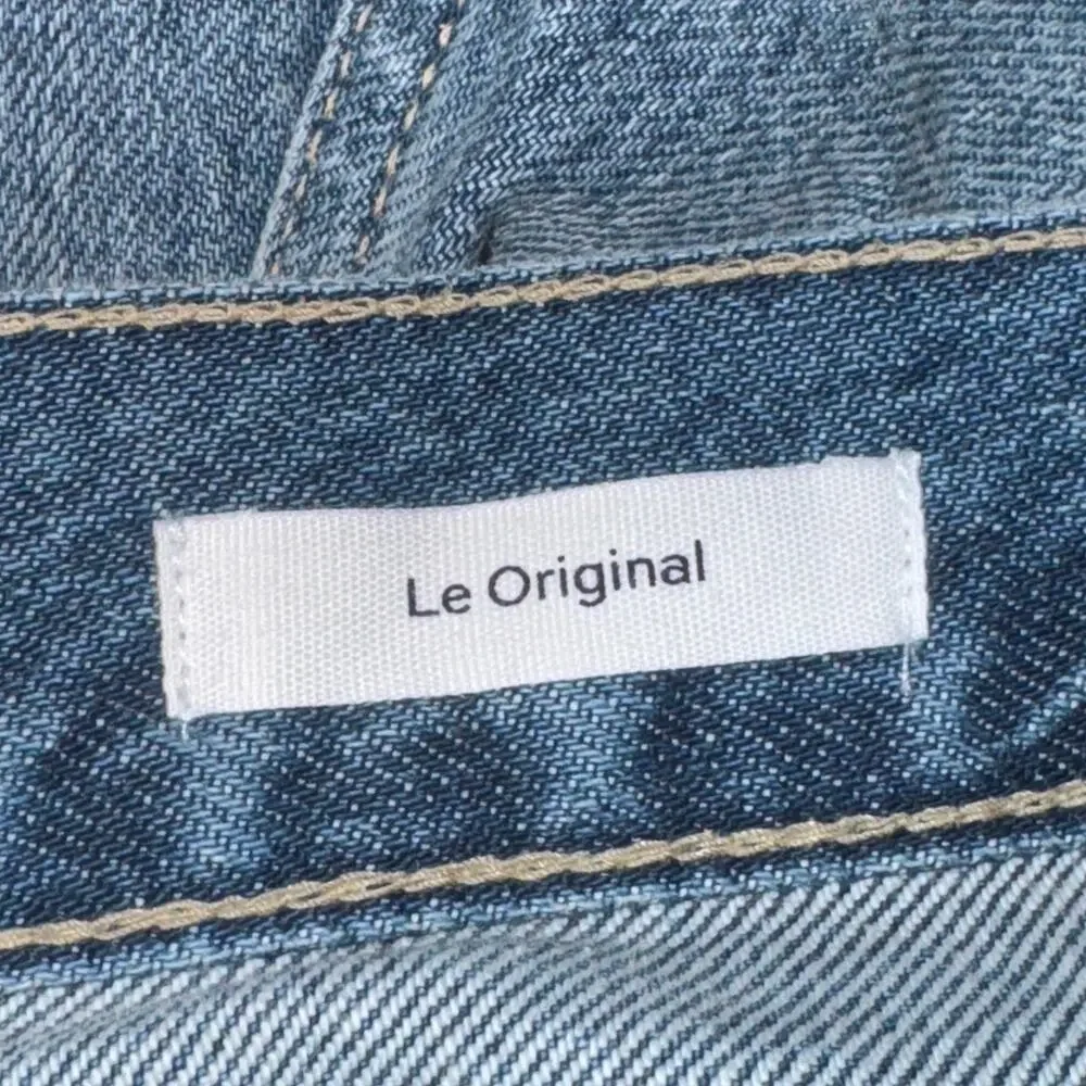 Frame Le Original Front Cuff Jeans Women's Size 30 Adrift Blue Straight Leg Crop